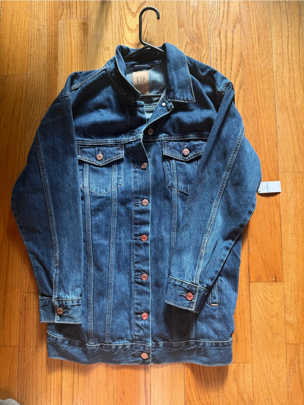 Gap Oversized Dark Blue Denim Jacket